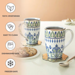 Classic Chakri Mug, Mirage Series, Set of 2