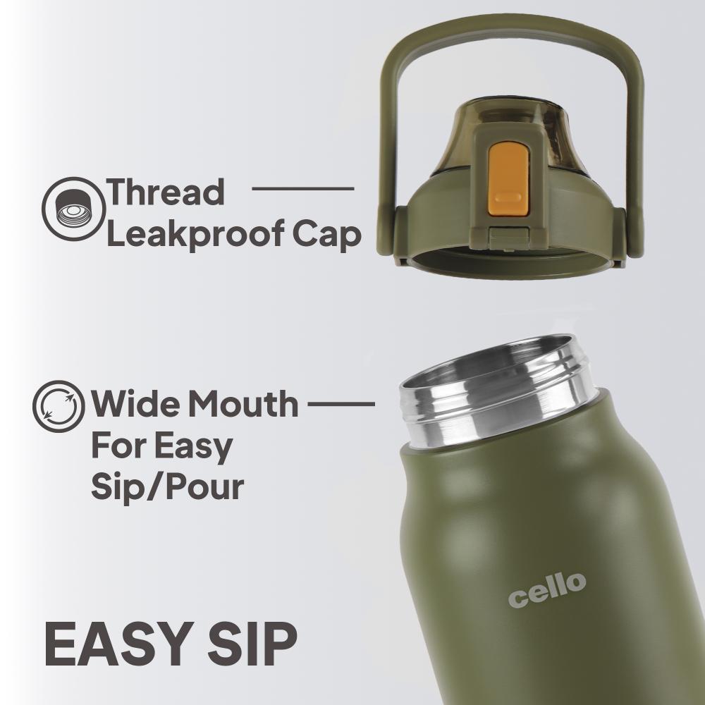 Duro Accord Thermosteel Flask, 1500 ml Olive Green / 1800ml