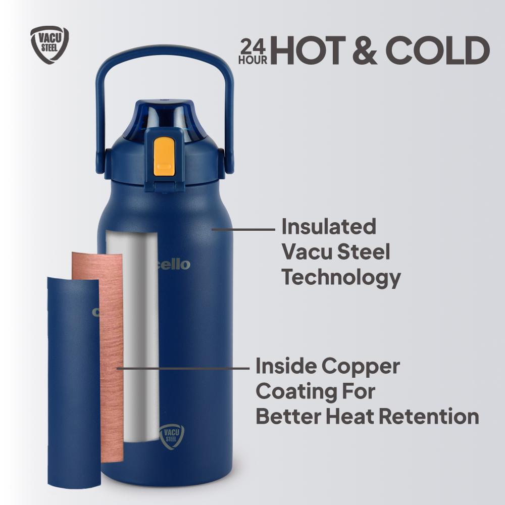 Duro Accord Thermosteel Flask, 1500 ml Dark Blue / 1800ml