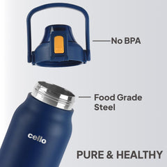 Duro Accord Thermosteel Flask, 1500 ml Dark Blue / 1800ml