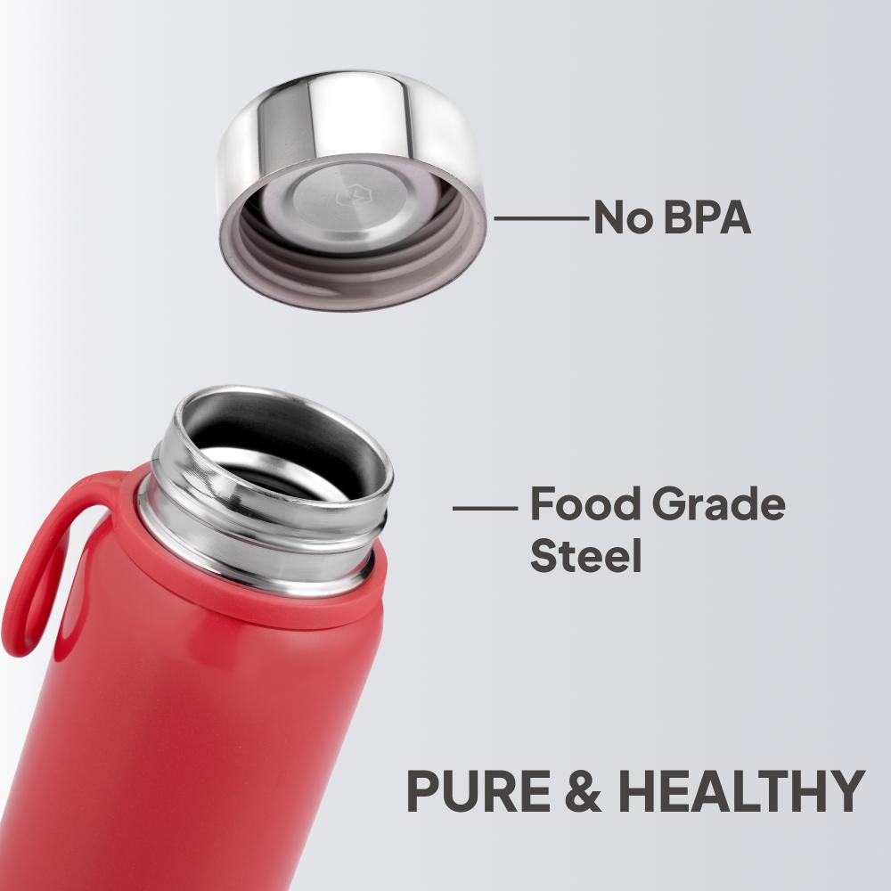 Glitz Thermosteel Red Flask, 300 ml Red