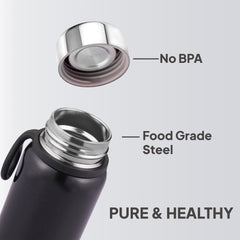 Glitz Thermosteel Flask, 300 ml Black