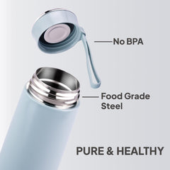 Bliss Thermosteel Flask Light Grey / 400ml