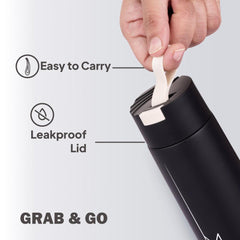 Duke Thermosteel Flask, 400 ml Black