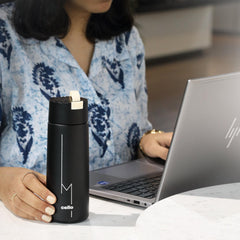 Duke Thermosteel Flask, 400 ml Black