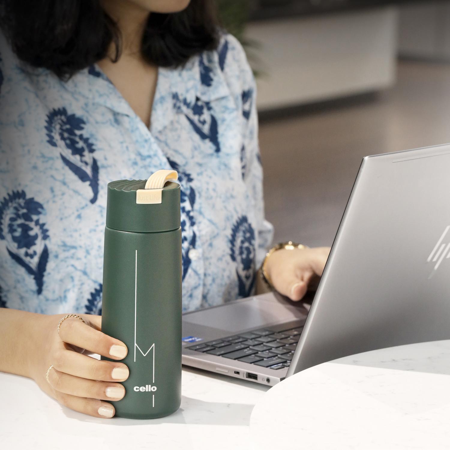 Duke Thermosteel Flask, 400 ml Military Green