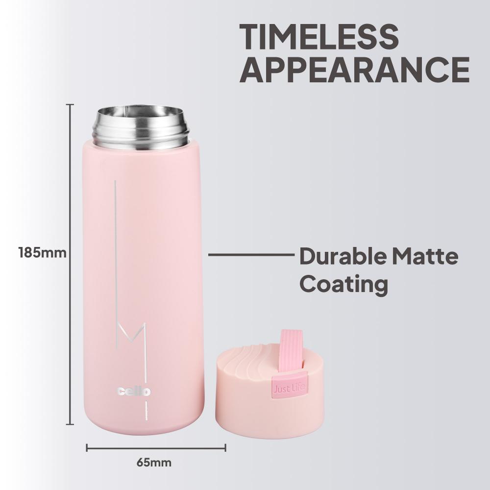 Duke Thermosteel Flask, 400 ml Peach