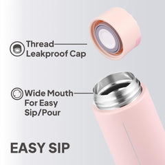 Duke Thermosteel Flask, 400 ml Peach