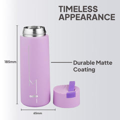 Duke Thermosteel Flask, 400 ml Purple
