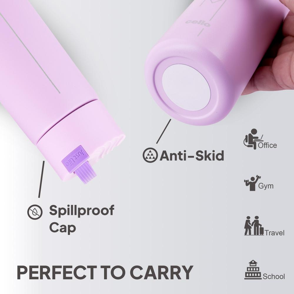 Duke Thermosteel Flask, 400 ml Purple