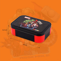 Galaxy 3D Design Kids Lunch Box Mighty Heroes