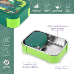 Galaxy 3D Design Kids Lunch Box Mowgli Ride