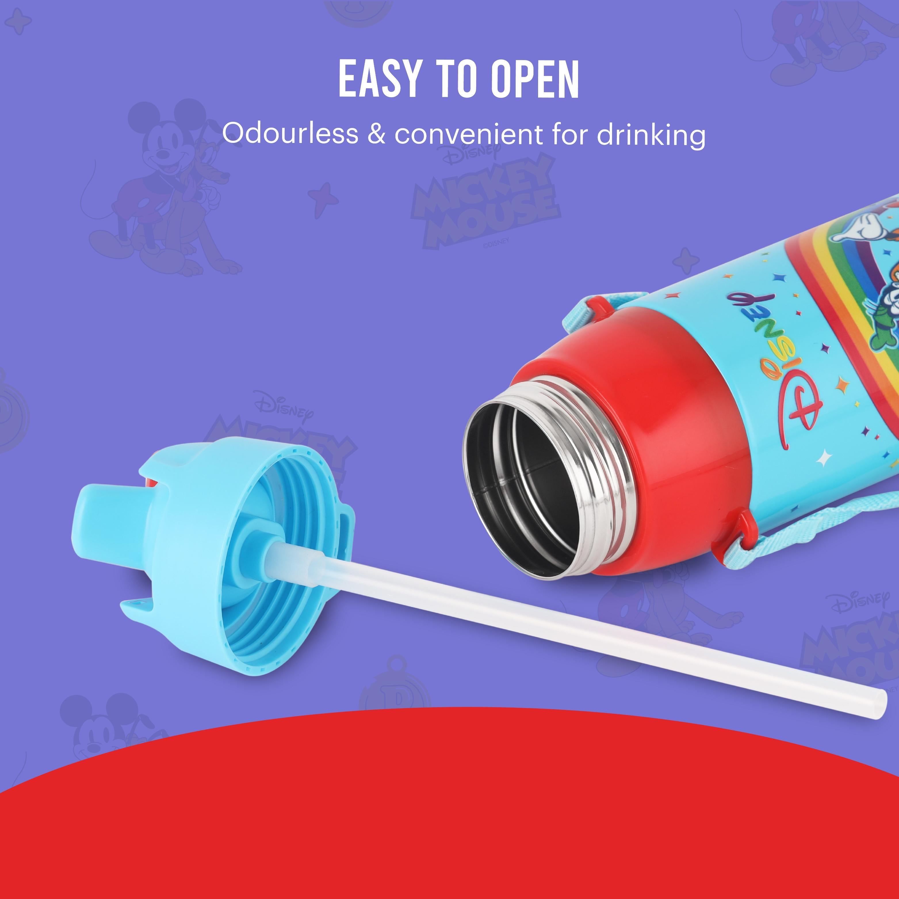 Era 3D Design Insulated Kids Water Bottle, 520ml Mickey Family