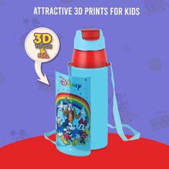 Era 3D Design Insulated Kids Water Bottle, 520ml Mickey Family