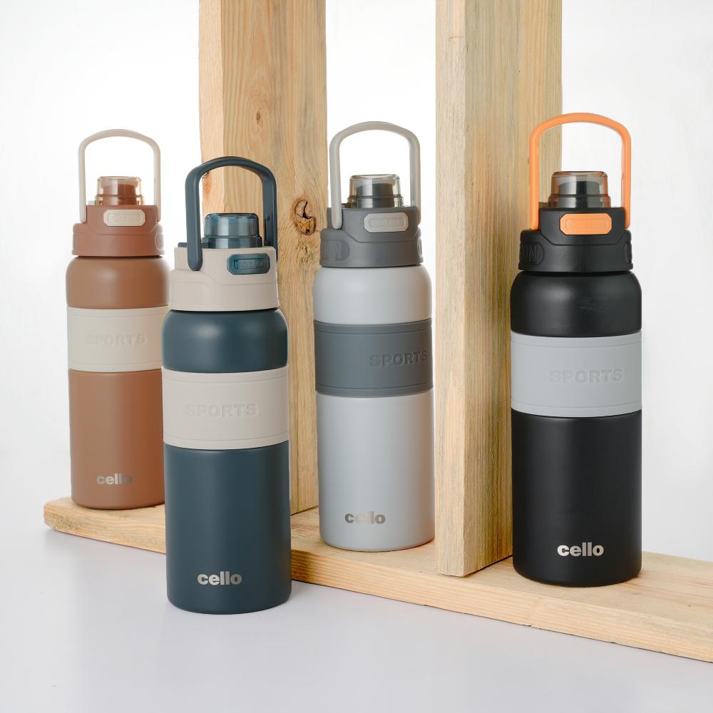 Duro Duet Thermosteel Flask, 900 ml Grey