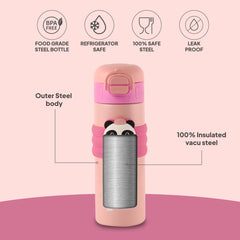 Duo Buddy 500 Kids Flask, 498 ml Baby Pink