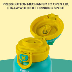 Duo Panda 500 Kids Flask, 526 ml Mint Green