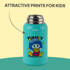 Duo Panda 500 Kids Flask, 526 ml Mint Green