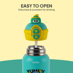 Duo Panda 500 Kids Flask, 526 ml Mint Green