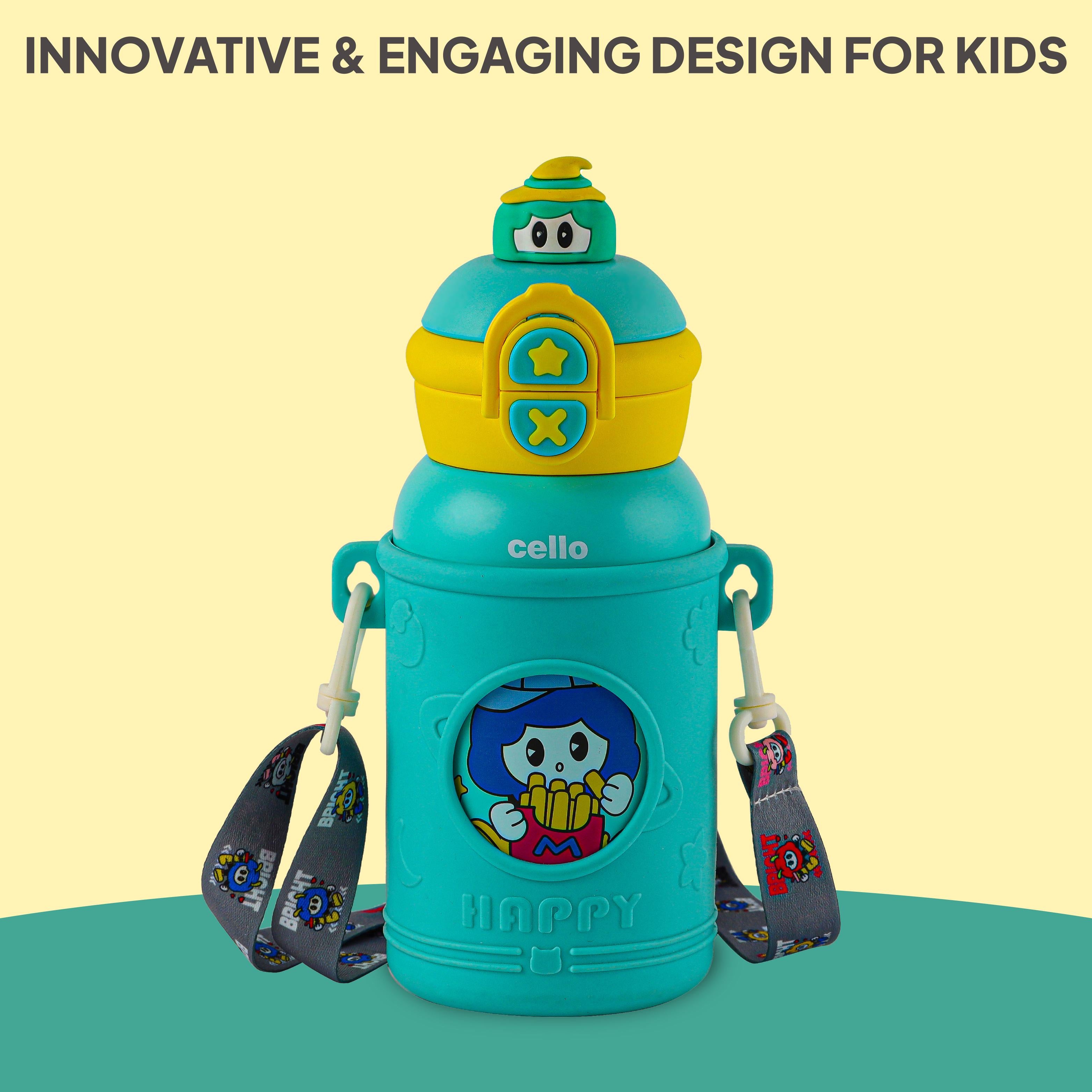 Duo Panda 500 Kids Flask, 526 ml Mint Green