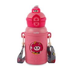 Duo Panda 500 Kids Flask, 526 ml Flamingo Pink