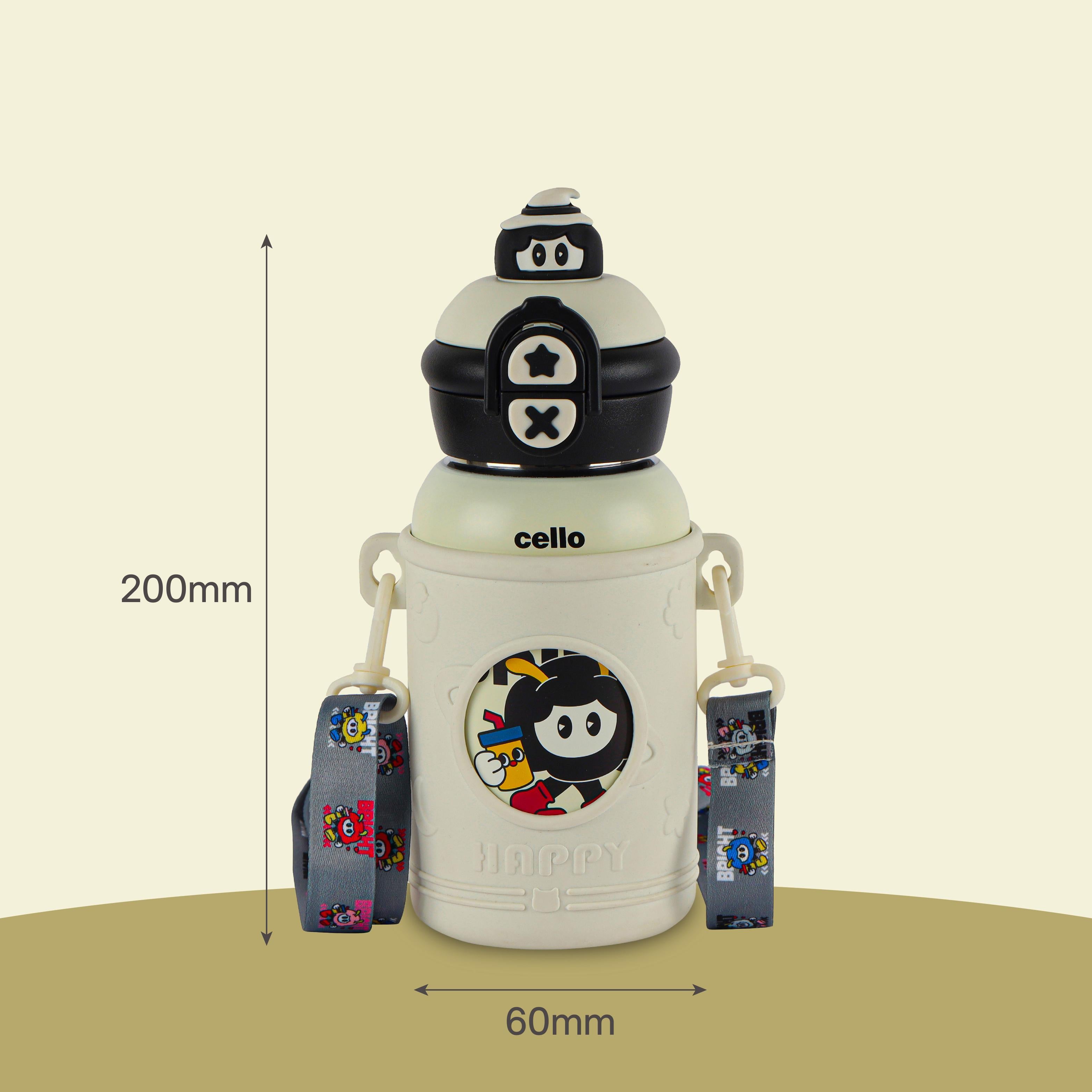 Duo Panda 500 Kids Flask, 526 ml Creamy White