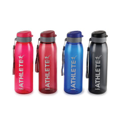 Athlete PET water Bottle 800ml, 4Pcs Set, Assorted Assorted / 800 ml