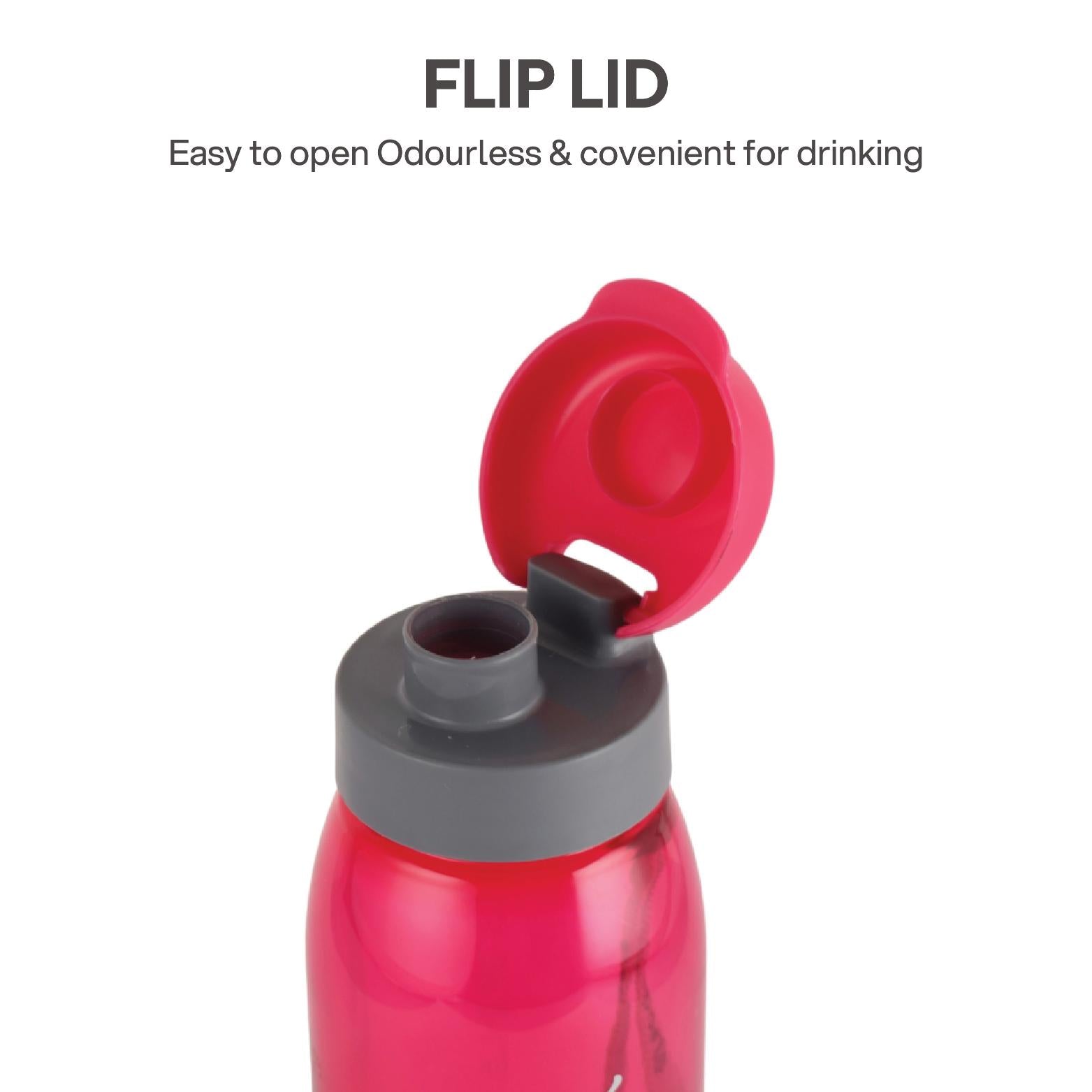 Athlete PET water Bottle 800ml, 4Pcs Set, Assorted Assorted / 800 ml