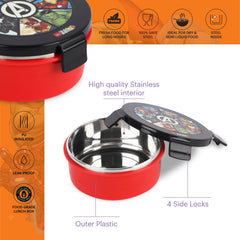 Pluto Kids Insulated Lunch Box Mighty Heroes