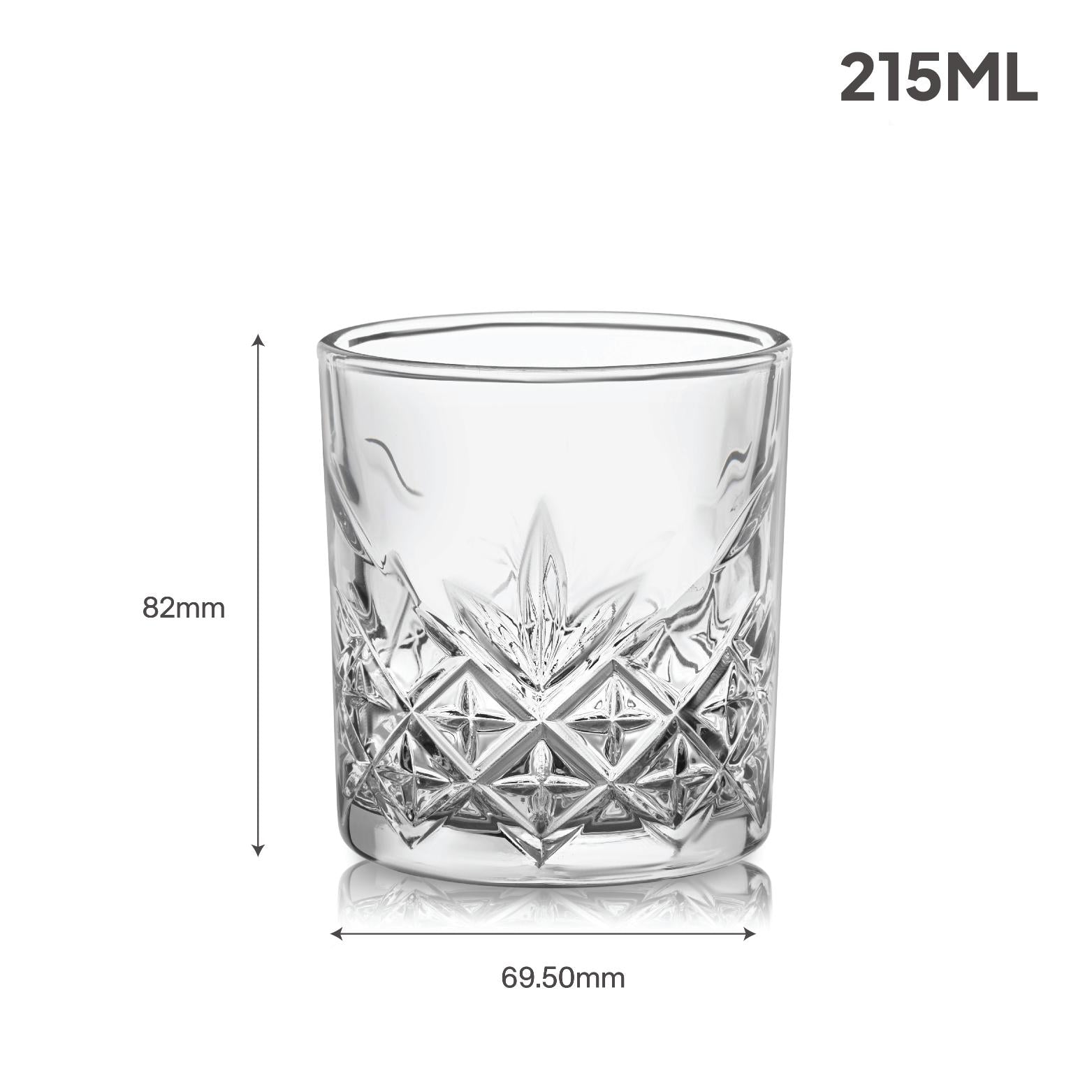Swirl 215ml Juice Tumbler 6pcs Set 6 Pcs