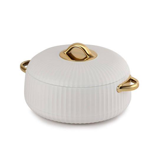 Aurum Insulated Casserole, 1500ml White / 1500ml