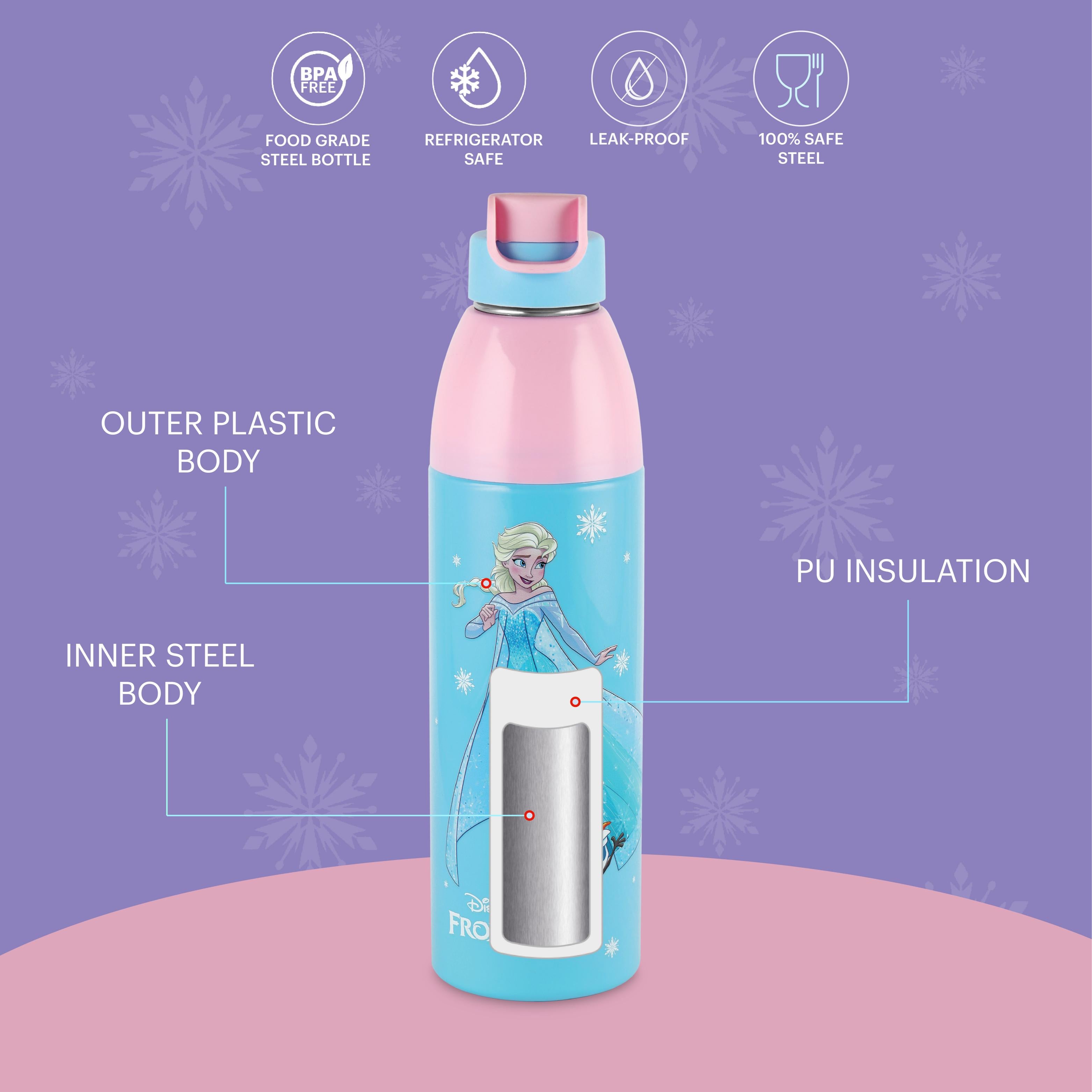 Uranus 3D Design Insulated Kids Water Bottle, 680ml Frosted Fun