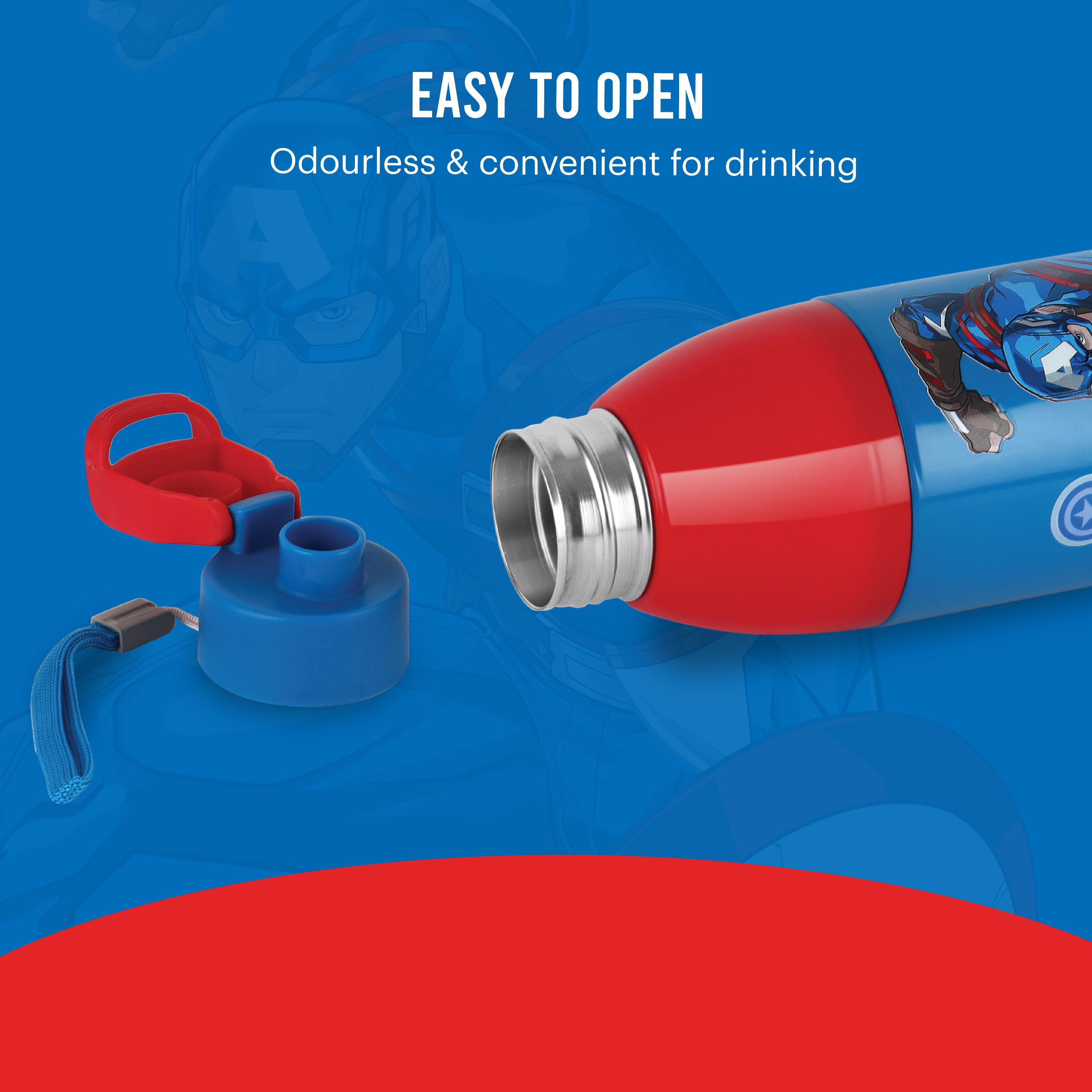 Uranus 3D Design Insulated Kids Water Bottle, 680ml Captain America