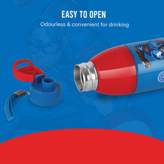 Uranus 3D Design Insulated Kids Water Bottle, 680ml Captain America