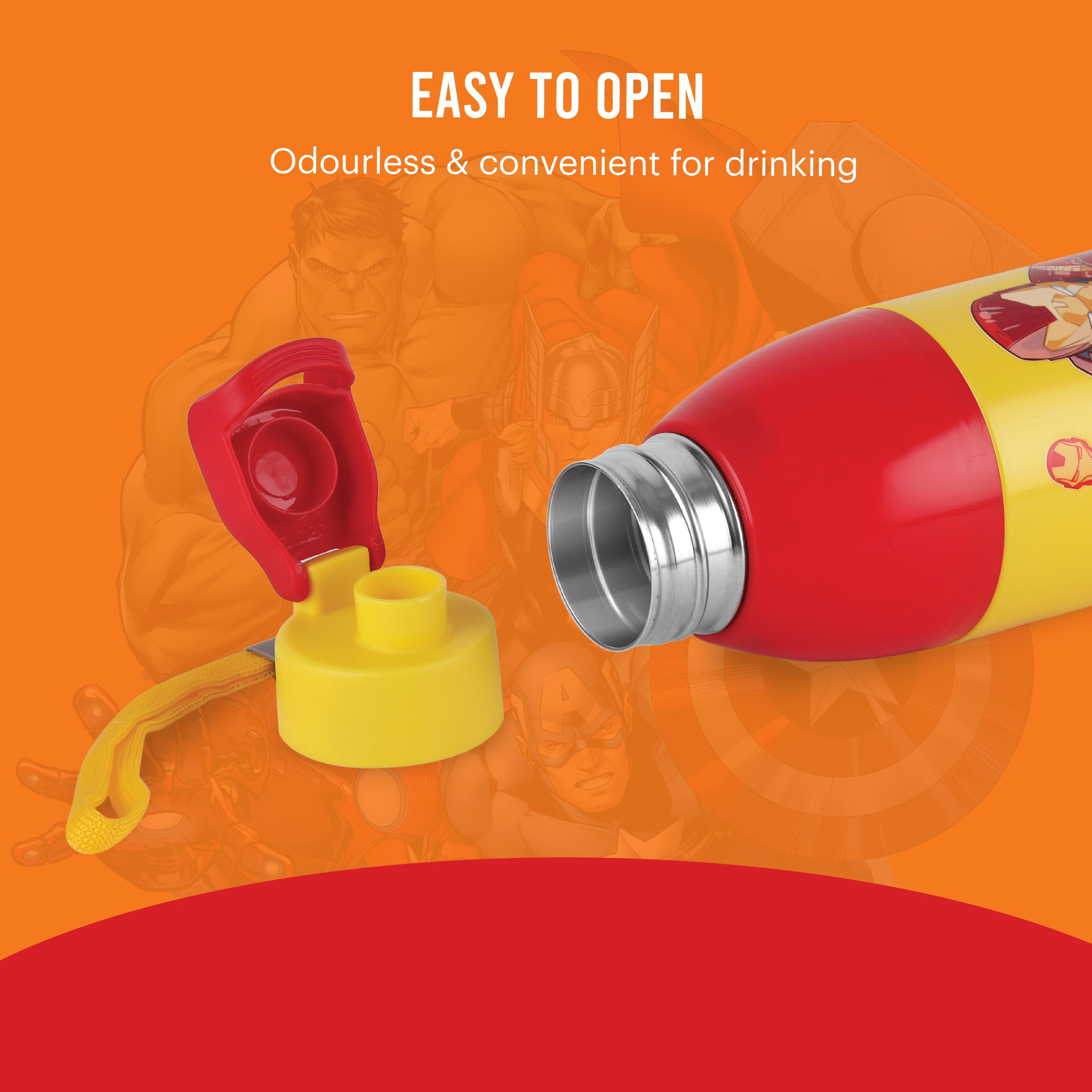 Uranus 3D Design Insulated Kids Water Bottle, 680ml Iron Man