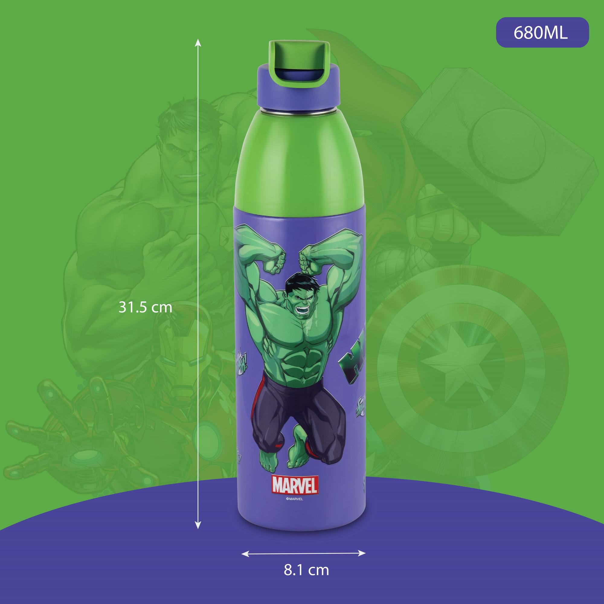 Uranus 3D Design Insulated Kids Water Bottle, 680ml Hulk Smash