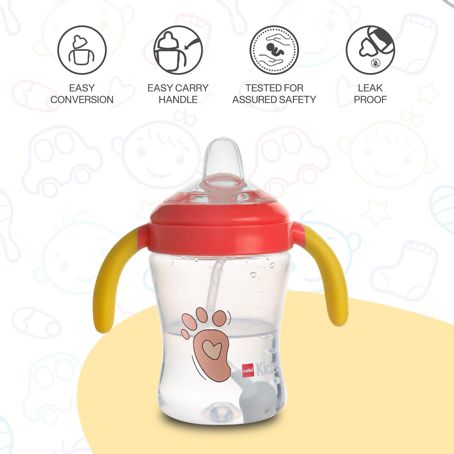 Sip Kido 210 Kidzbee Jr. Training Cup Red Pink