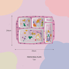 Pentameal Kids Plate, 1 Piece Tinker Bell