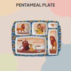 Pentameal Kids Plate, 1 Piece Lion King