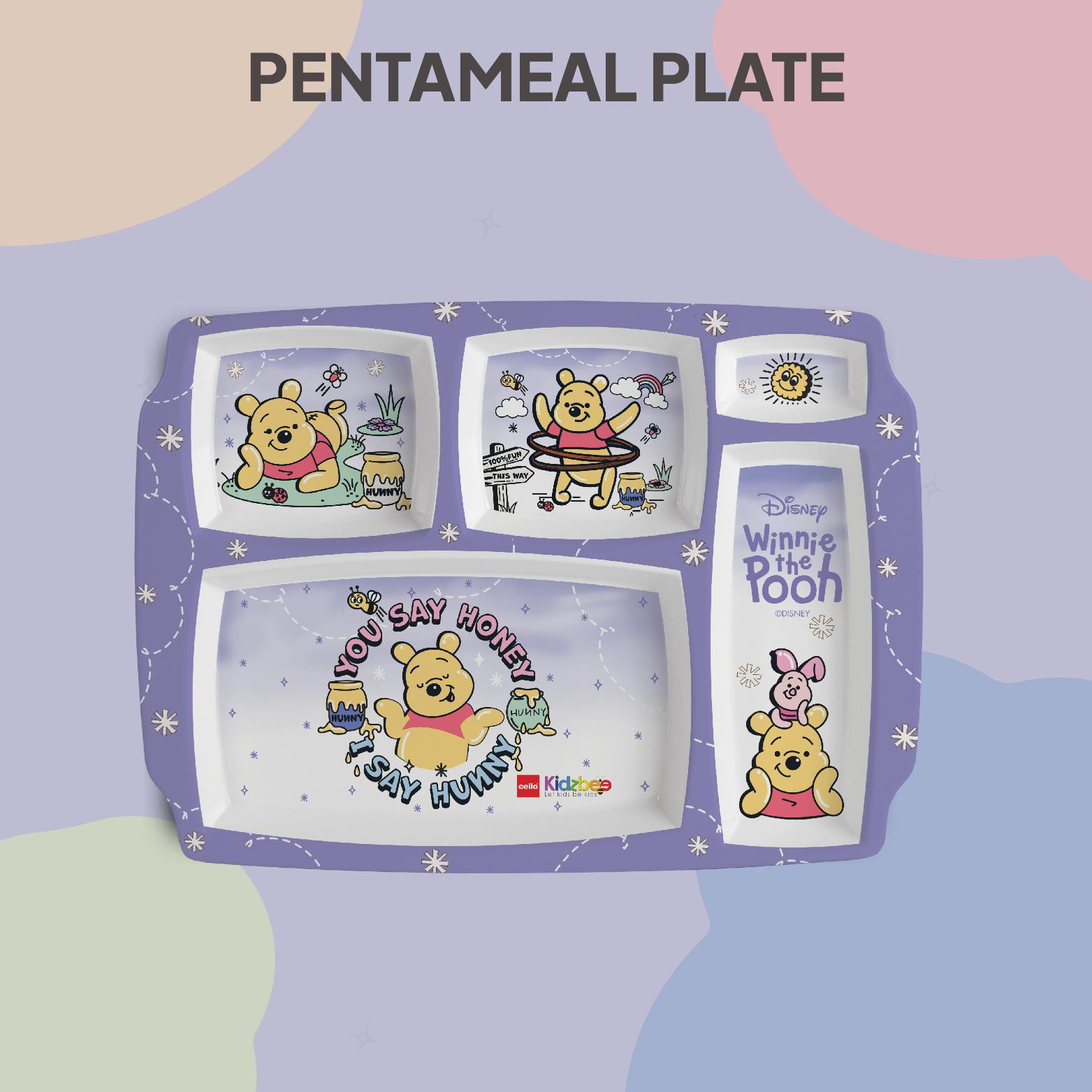 Pentameal Kids Plate, 1 Piece Winnie the Pooh