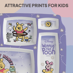 Pentameal Kids Plate, 1 Piece Winnie the Pooh