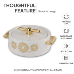 Jewel Insulated Casserole White / 1 pc