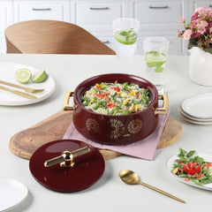 Jewel Insulated Casserole Burgandy / 1 pc