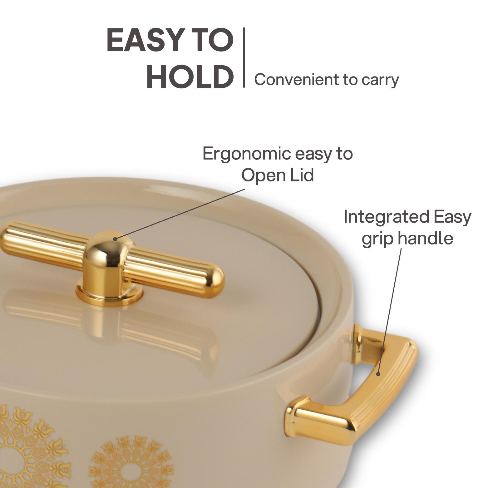 Jewel Insulated Casserole Beige / 1 pc