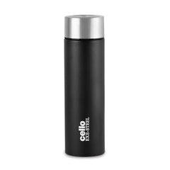H2O Matt Stainless Steel Bottle, 1000ml Black / 1000 ml