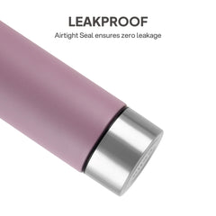 H2O Matt Stainless Steel Bottle, 1000ml Light Pink / 1000 ml