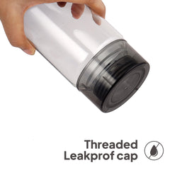 H2O Glass Colour Bottle, Set of 3, 930 mL Black / 3 Pieces