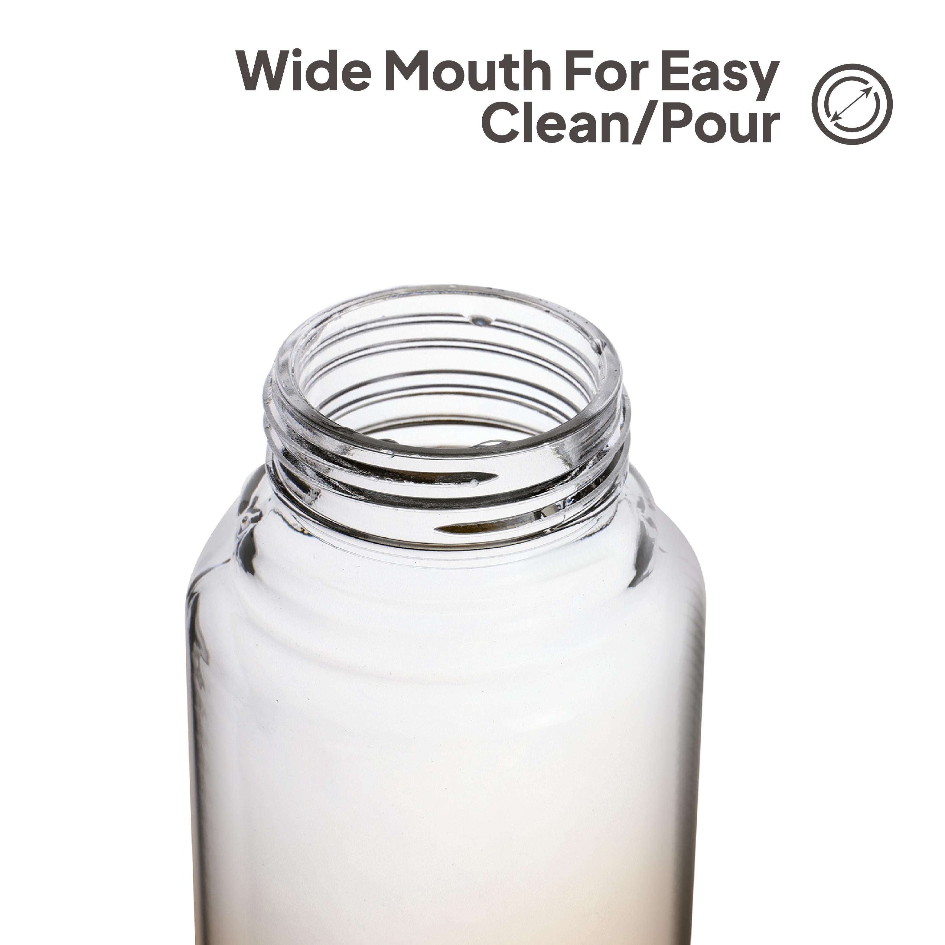 H2O Glass Colour Bottle, Set of 3, 930 mL Brown / 3 Pieces