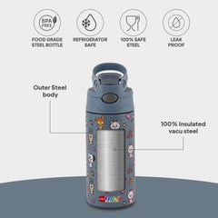 Pixel 400 Kids Flask, Classic Animals