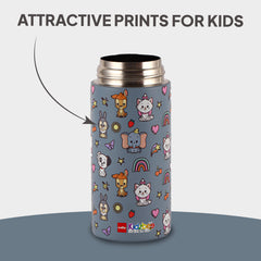 Pixel 400 Kids Flask, Classic Animals